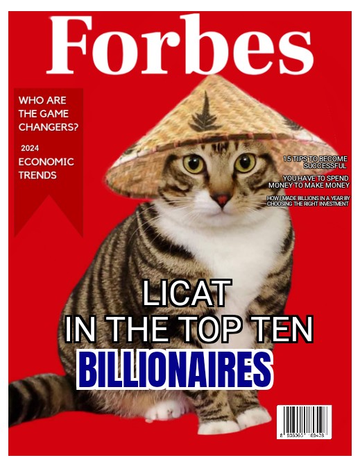 Licatcoin's tweet photo. It's billionaire meme season and $LICAT is leading the trainππ
#LICAT #CHINESE #MEME https://t.co/ImZ4Xsbfo6