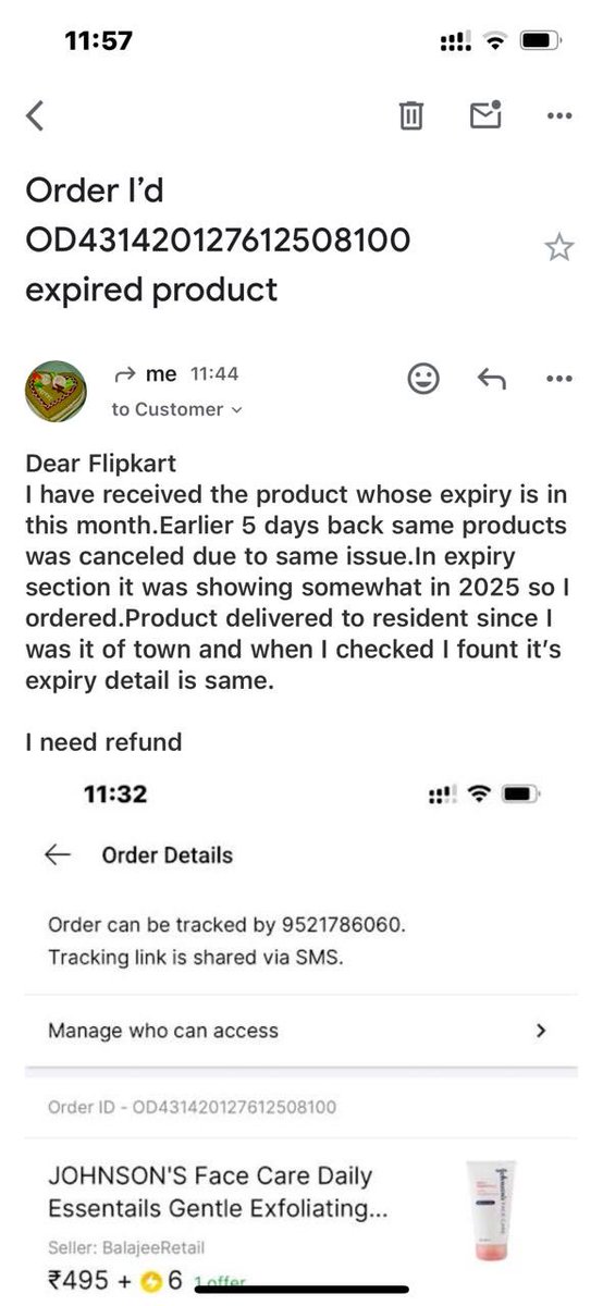 tecrajeev's tweet image. ⁦@Flipkart⁩ ⁦@flipkartsupport⁩  I could not find correct email I’d for this communication.i have received acknoge mail but that too not contains any Email I’d.on open box delivery you can’t denied to return.