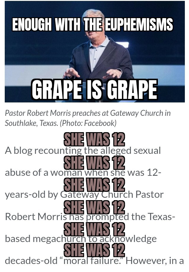 Whitehorse1255's tweet photo. The irony in this meme is sobering. If you are non-Christian and have questions about clergy corruption patterns, I #analyzepropaganda. There are always new case studies on #churchcorruption. https://t.co/JyZlL7v8Yv
