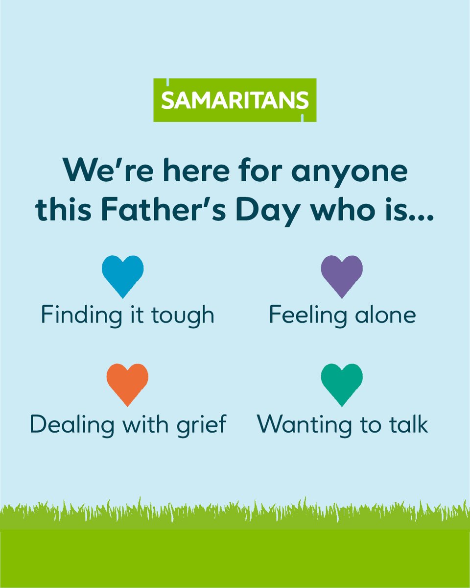 If today feels hard, please know that you don't have to face it alone 💚 

You can talk to us day or night 📱 116 123