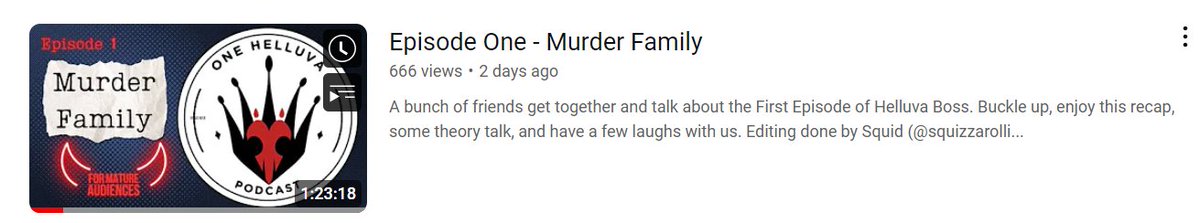 We just wanted to reach out and thank you all for your support. The editing imps are working on our next release as we continue to record and have a blast!

(heh heh heh, 666 views)