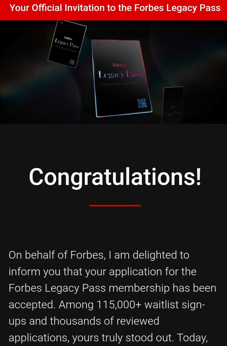 Excited to connect and meet new awesome people! 🤝 

Thanks for the opportunity <a href="/ForbesWeb3/">Forbes Web3</a>!