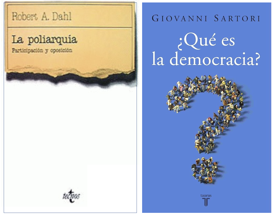 GerardoMunck's tweet photo. Dos libros de dos autores que propusieron una concepción realista de la democracia.

Descarga libre de Dahl: https://t.co/YAm8im4XLI

Descarga libre de Sartori: https://t.co/I9wmnkSDF7 https://t.co/C8RN6dRut2