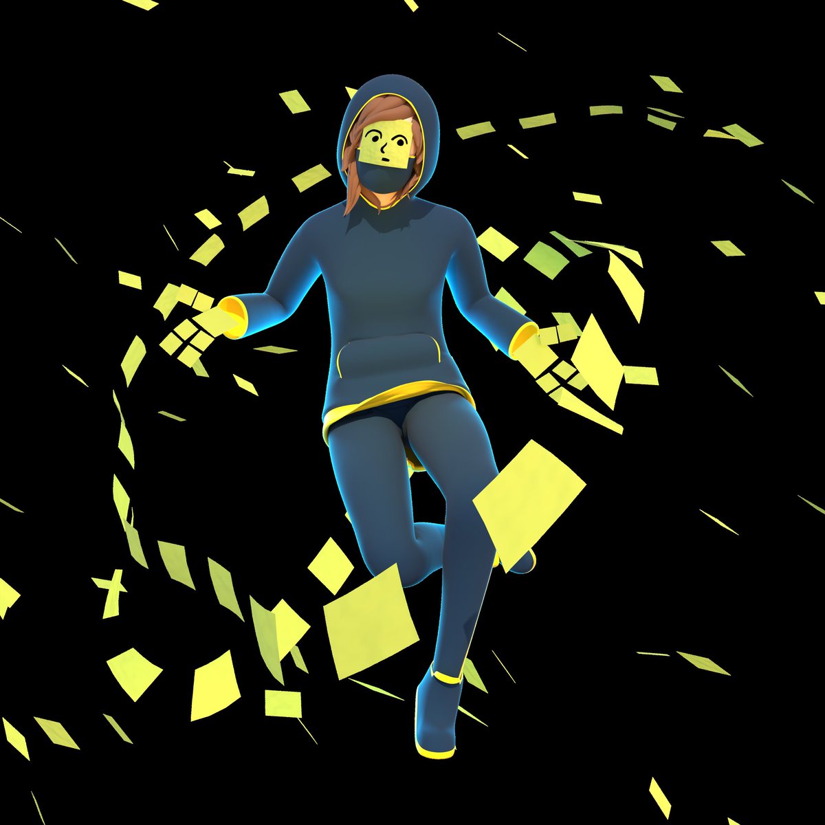 Amplified3D's tweet image. Made a new render of my OC.