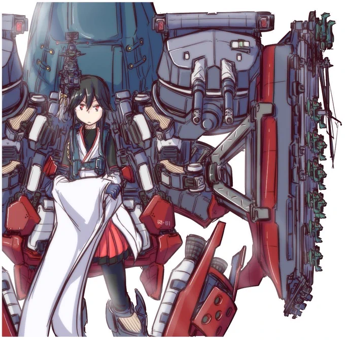 2024年上半期山城さん恐ろしい事に未だに空挺戦艦山城、デザインが描く度変わるのである。 