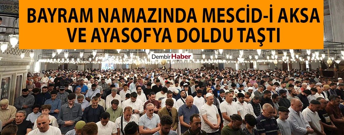 DembirHaber's tweet photo. Bayram namazında Mescid-i Aksa ve Ayasofya doldu taştı
https://t.co/aS6OJWgPe4 https://t.co/KDacjiDO58