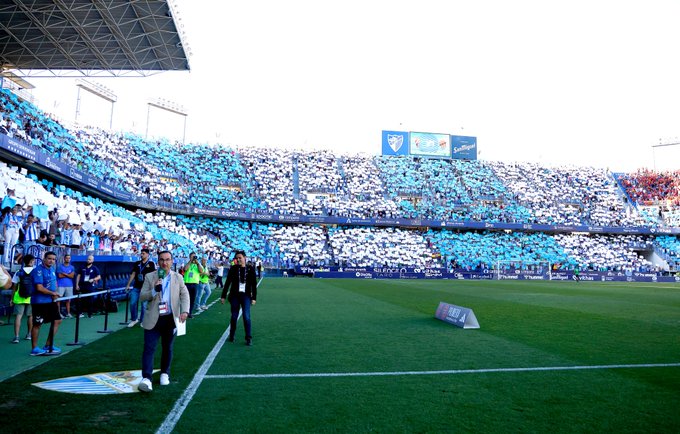 MalagaCF_en's tweet image. Thank you to the 2⃣9⃣.1⃣0⃣3⃣ Malaguistas who cheered us on at La Rosaleda! 🤍💙

We'll fight until the end for you! 🫡

#JuntosSomosInvencibles