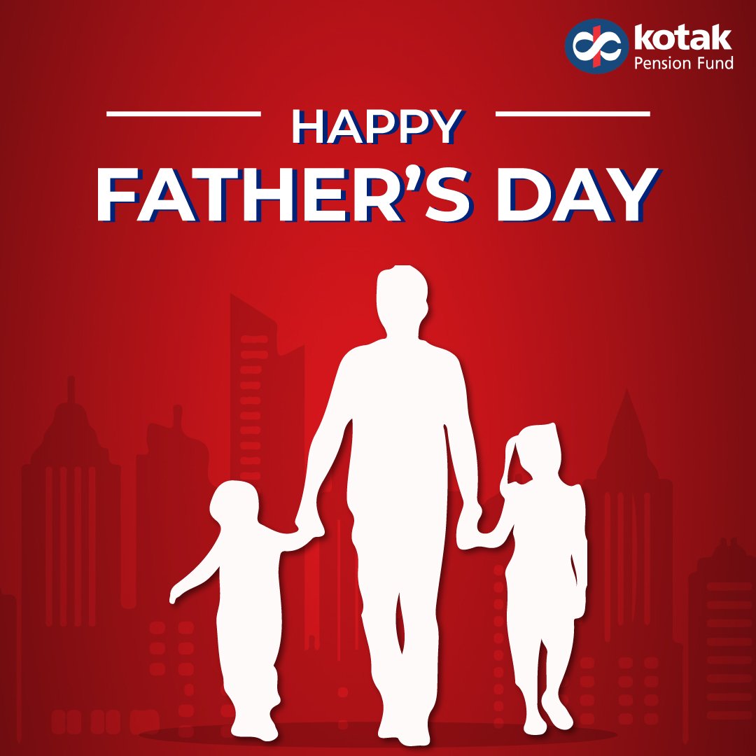 KotakPension's tweet photo. Kotak Pension Fund wishes you a Happy Father's Day.

#HappyFathersDay #MyDadMyHero #Love #Family #Papa #Baba #Hero #NationalPensionSystem #Kotak #PensionHaiToTensionNahi #NPSZaruriHai #FinancialPlanning #StartNPS https://t.co/UxMKnWFHbc
