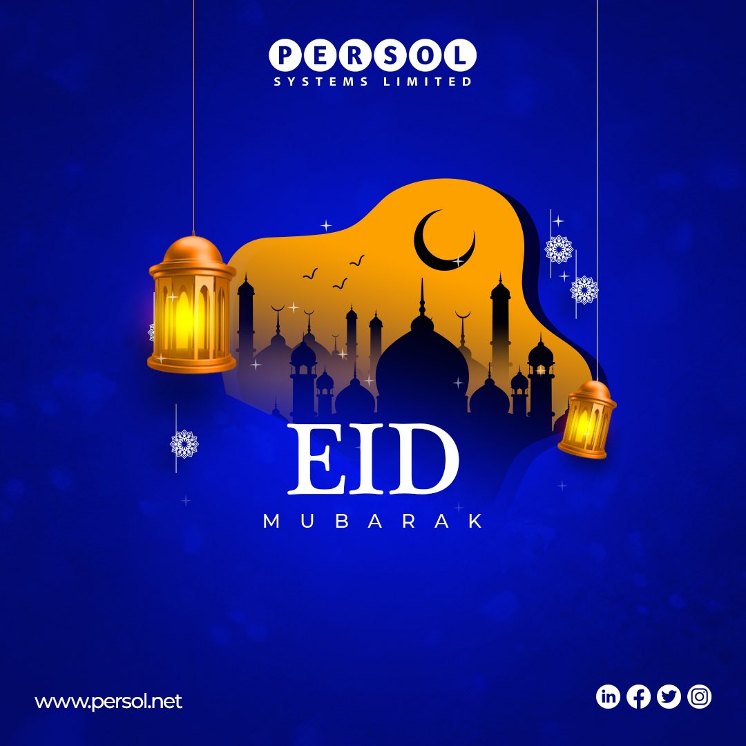 Happy Eid-Mubarak to all our Muslim friends across the world.
Complement of the season!!!!