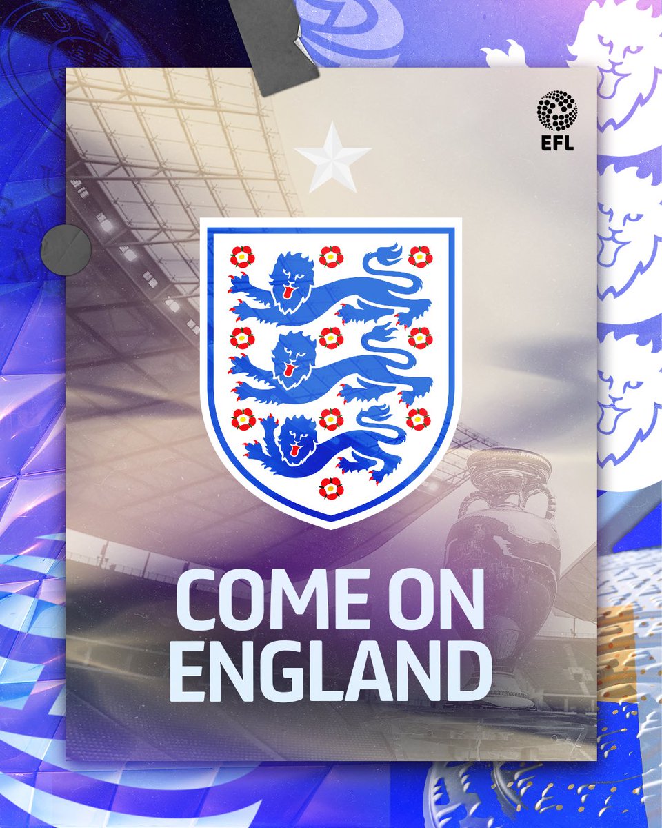 EFL's tweet photo. Come on, @England! 🏴󠁧󠁢󠁥󠁮󠁧󠁿🦁

#EFL https://t.co/GRlA7qnTTQ