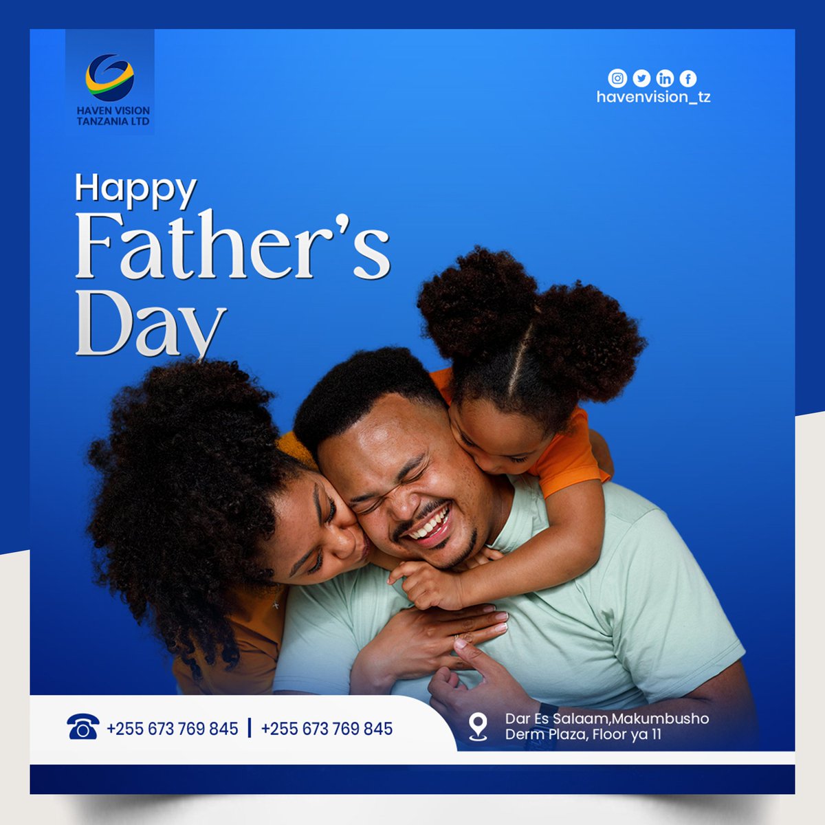 havenvision_tz's tweet photo. Happy Father's Day to the amazing dads who inspire, support, and love unconditionally. Today we celebrate you!

#FathersDay #lovedad #havenvisiontanzania #FamilyMatters https://t.co/gsCw6x6f7M