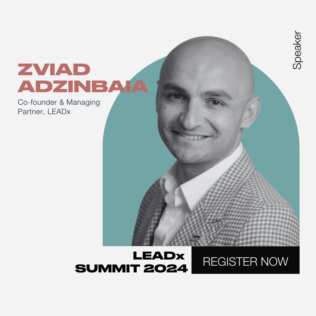 LEADxSUMMIT's tweet photo. 🔥 Meet one and only Zviad Adzinbaia, the unstoppable force behind LEADx 🔥
 
Because Zviad's is too big for X, visit: https://t.co/AqDO1CaRIj https://t.co/gSGSCDkiwT