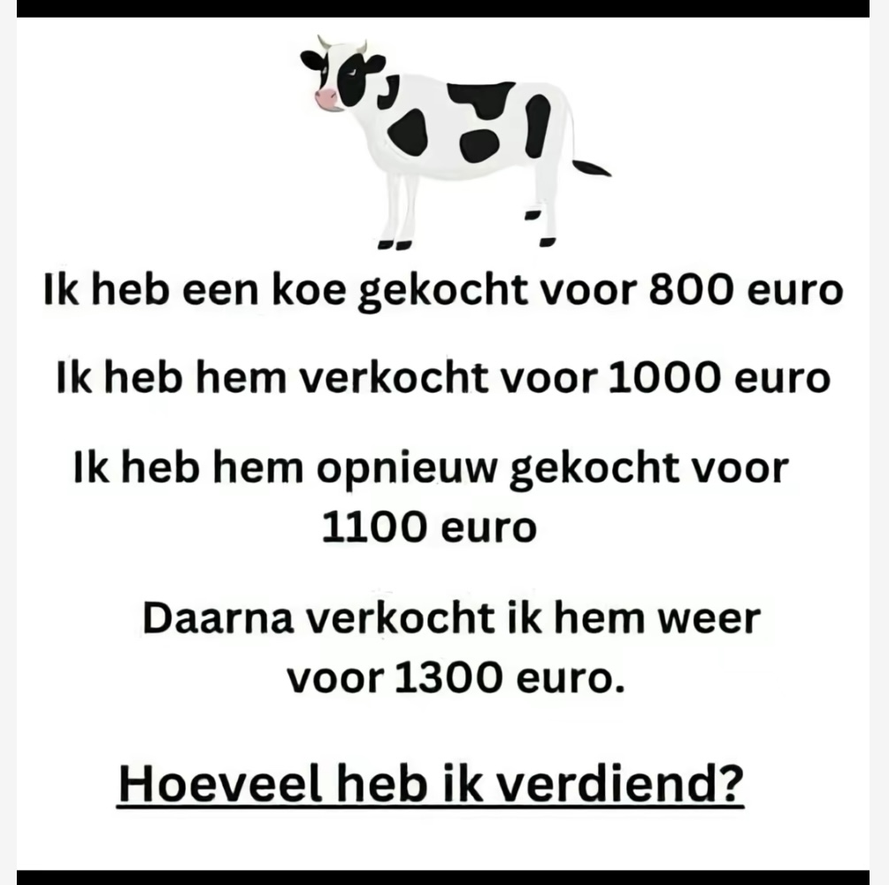Wat is het antwoord? 400?