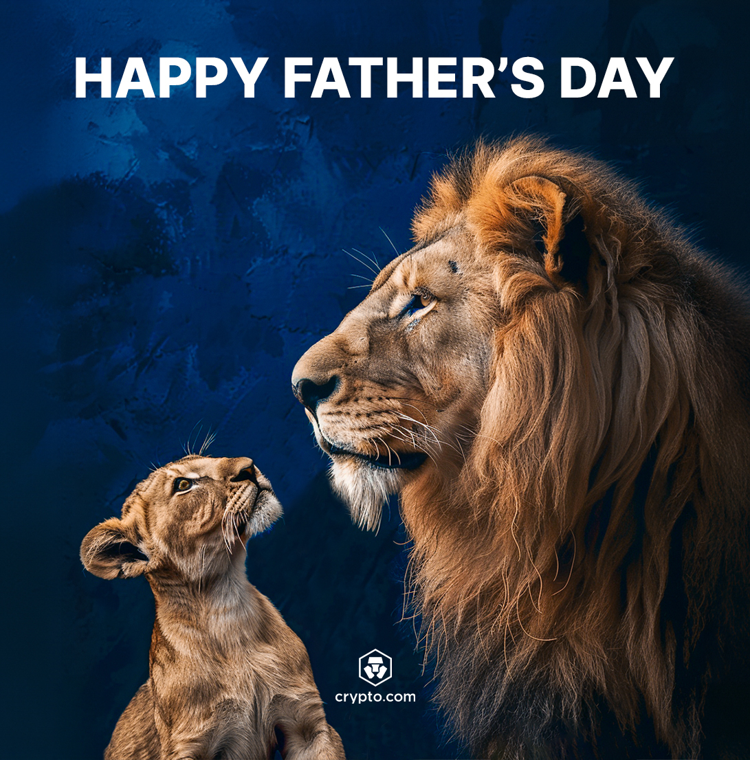 cryptocom's tweet photo. To all the fathers out there, happy Father’s Day!
You're the true heroes. #FFTB https://t.co/uRhmwrey9B