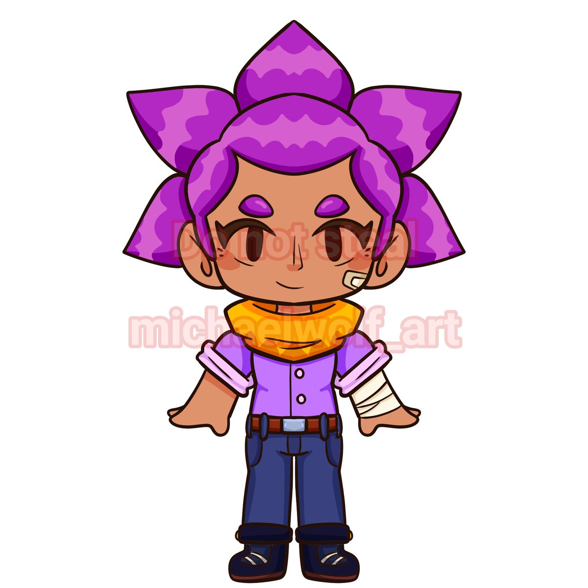 Michaelwolf_art's tweet photo. Fake keychain idea I had for shelly #Brawlstars #fakemerch @BrawlStars https://t.co/qm5Zcw8Pyu