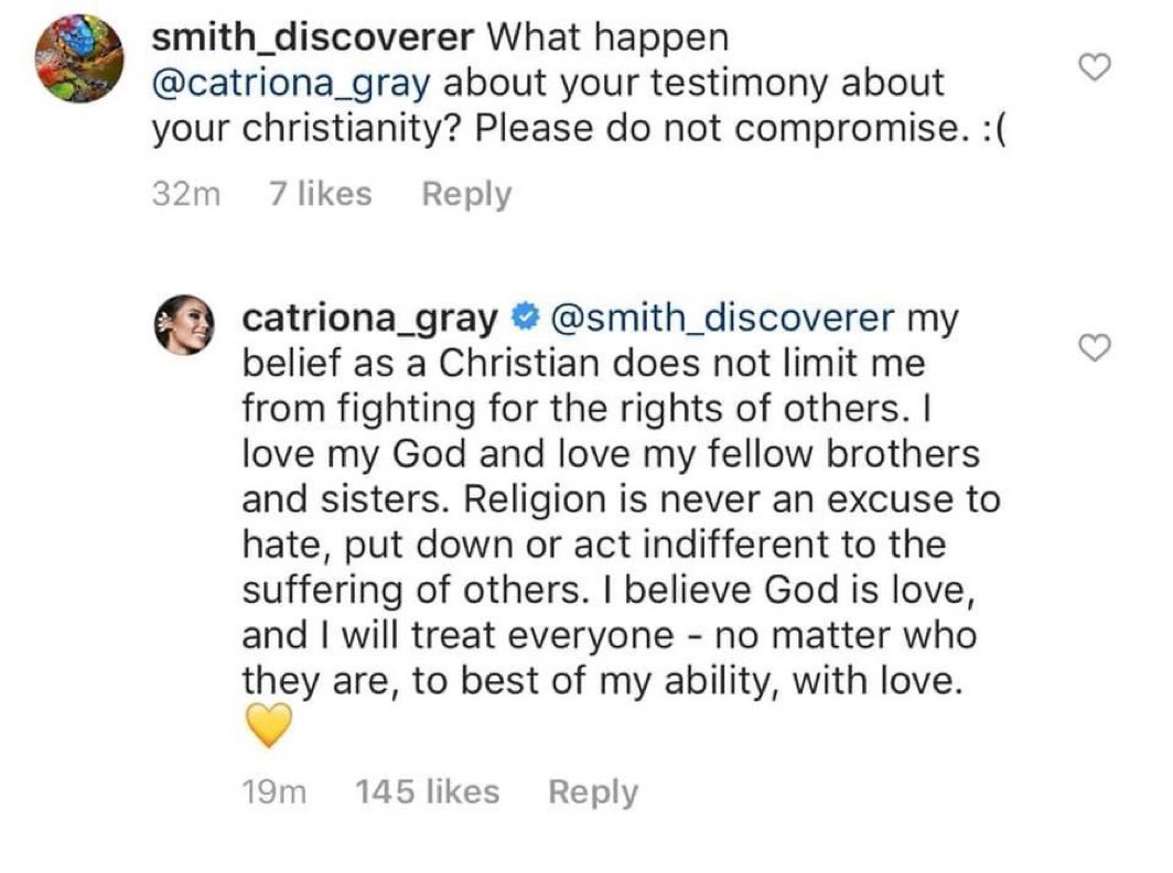 Ladies and Gents, Catriona Gray Miss Universe 2018 💖