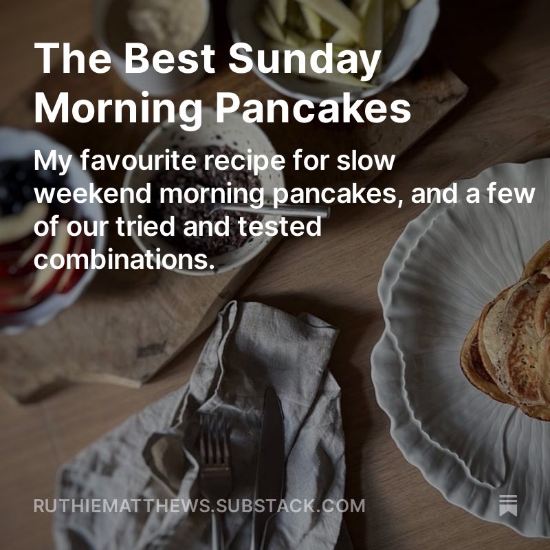 DesignSodaBlog's tweet image. Talking pancake recipes and combos on Substack today 

open.substack.com/pub/ruthiematt…