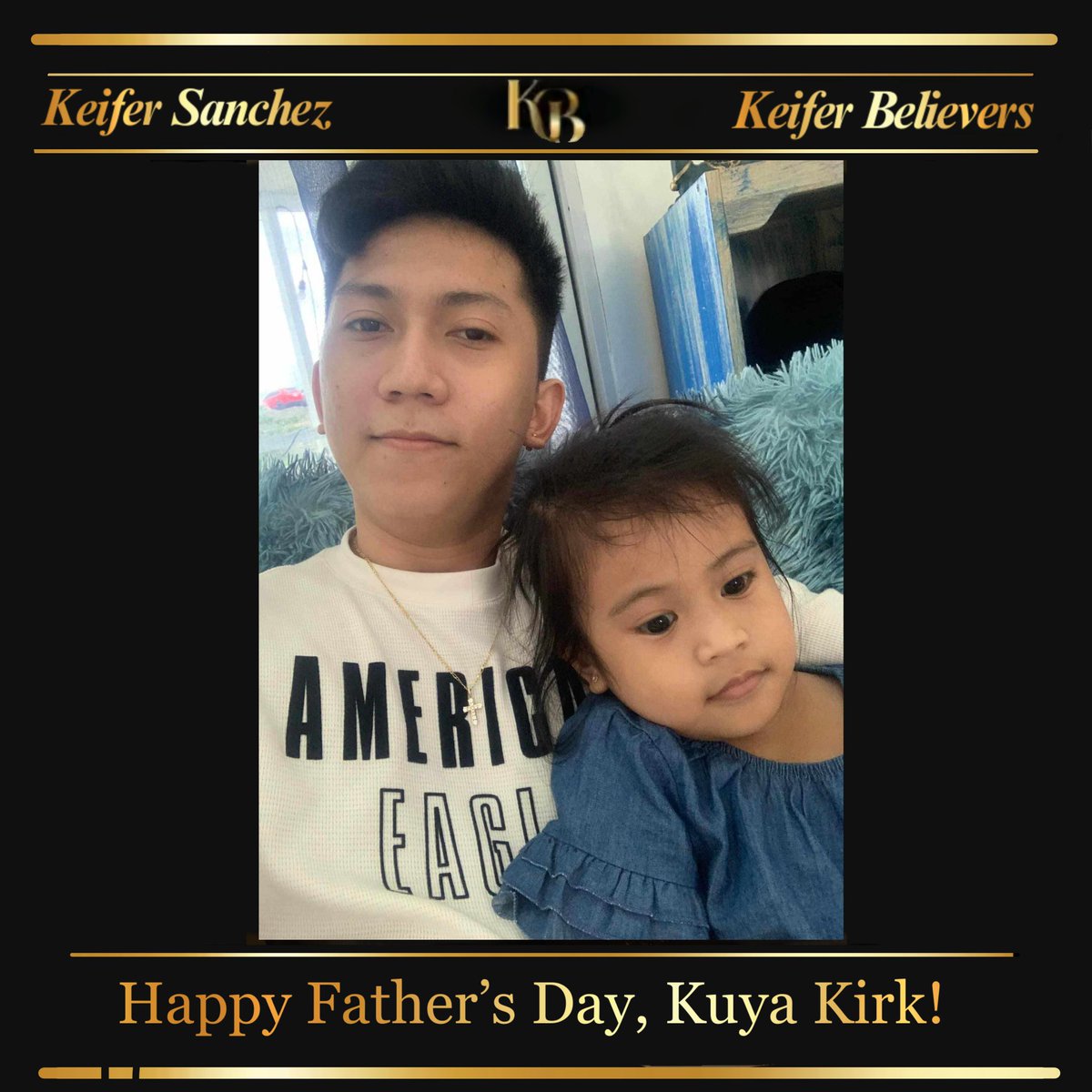 KeiferBelievers's tweet photo. Happy Father's Day, Daddy Lito and Kuya Kirk! ❤️❤️❤️ https://t.co/jEo5nMeVeA