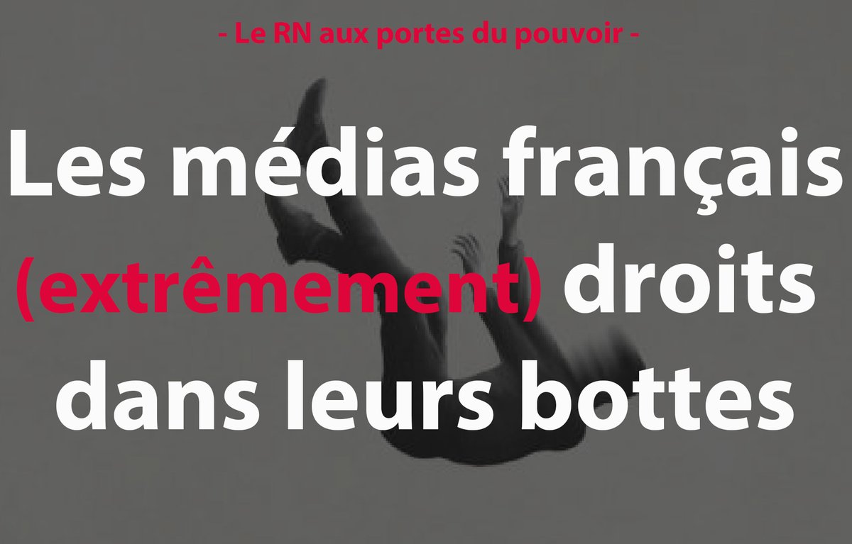 medias_citoyens's tweet photo. LES MÉDIAS FRANÇAIS (EXTRÊMEMENT) DROITS DANS LEURS BOTTES - Ne leur dites surtout pas qu’ils ont une responsabilité dans la montée des extrêmes, ils vous riront au nez. Ne leur demandez pas de s’interroger sur leurs pratiques journalistiques, ils vous diront qu’ils n'en ont pas besoin. Ne pointez pas leurs multiples errances déontologiques, ils vous enverront promener. Bienvenue dans le monde magique des grands médias français...

UNE POLARISATION À VITESSE GRAND V
 
Jamais la polarisation des médias n’aura semblé aussi forte qu’aujourd’hui. Le Figaro glisse progressivement vers l’extrême droite tout en se persuadant du contraire ; les équipes du numérique font la promotion du candidat Bardella depuis des mois et les éditos du rédacteur en chef Brézet, sur Europe 1, fleurent bon l’odeur de Marine. L’armada Bolloré, quant à elle, met sa puissance médiatique (Cnews, C8, JDD, Europe 1) au service du RN ; le grand patron a lui-même préparé le ralliement du traitre des LR au vaisseau amiral (cf. article du Monde « Comment Eric Ciotti a orchestré avec Vincent Bolloré l’annonce de son ralliement au RN »).
 
De l’autre côté du prisme médiatique (France Inter, Le Monde, Libération, Télérama, Le nouvel Obs), la stratégie éditoriale n’a guère évolué avec un déchainement d’agressivité envers « la macronie » et un appui sans nuance au « Front populaire ». Ainsi, des émissions entières de France Inter servent de défouloir à des experts militants de gauche (mais est-il encore nécessaire de préciser qu’ils sont de gauche ?) et aux journalistes du service politique de la station publique. Dans le même temps, les critiques formulées à l’encontre du Nouveau Front populaire se trouvent censurées (cf. ITW de Mme Portelli et de Mr Attal le 13 juin 2024).

De l’idéologue Thomas Legrand (Libération / France Inter) au polémiste Pascal Praud (Cnews / Europe 1) ; des fines plumes du service politique du Monde (Claire Gatinois , Solenn de Royer et consorts) aux Informés du soir (France Info), une même unanimité pour considérer que « la macronie » est en fin de vie et que le bloc central vit ses derniers jours. Un immense soulagement pour ces rédactions qui ont toujours honni le chef de l’État et rêvent de retrouver le bon vieux clivage gauche-droite (sauf que celui qui se dessine est plutôt constitué des gauches radicales et de l’extrême droite). 
 
LES SEIGNEURS DU POPULISME

Nous documentons depuis 16 mois les dérives populistes dont se rend coupable l’immense majorité des médias français : biais de négativité quasi-permanents, catastrophisme, prime à l’émotion, outrance et polémiques stériles, détestation viscérale du « pouvoir en place » et des dirigeants (politiques, économiques), mépris envers les institutions en général et l’Union européenne en particulier, hystérisation des problématiques de pouvoir d’achat (avec une désinformation massive de l’opinion publique sur ces sujets)...Etc.

On aurait pu imaginer, après des élections européennes où les extrêmes ont atteint les 50% (record absolu), que nos désinformateurs nationaux s’interrogeraient sur leur responsabilité dans ce désastre démocratique. Mais c’était sans compter sur la capacité de cette caste toute puissante à s’auto-amnistier, à accuser les autres. Combien de médias ont réellement informé les Français sur les nouveaux rapports de force au sein du parlement européen ? Le soir de l’élection, TF1 n’en a pas dit un mot tandis que France 2 commençait à en parler après 2h30 de retransmission (une fois les audiences réduites à portion congrue). Même chose les jours suivants, les résultats des autres pays européens se trouvaient largement passés sous silence ! Une désinformation massive dans la droite ligne de ce qui est à l'oeuvre dans le pays ces dernières années (où nous sommes devenus le peuple le plus mal informé sur l'Union européenne, cf. Eurobaromètre  2024).

PAS LE DÉBUT D’UNE REMISE EN CAUSE

En même temps, on peut comprendre ces rédactions. Se poser des questions sur leur éthique les obligeraient à reconnaitre que leurs lignes éditoriales nourrissent, depuis des mois et des années, les discours des partis populistes. L’explosion des micro-trottoirs, le misérabilisme, l’obsession malsaine pour les faits divers, le soutien implicite aux mouvements revendicatifs (des gilets jaunes à la réforme des retraites en passant par la crise des agriculteurs). Il est bien difficile de reconnaitre que l’on attise la colère des Français plutôt que de les informer de façon neutre ; il est compliqué de leur expliquer que la réalité du pays (sociale, économique, sécuritaire) ne correspond à la façon dont elle est montrée ; pas simple d’admettre que l’on a biaisé des faits, à des fins idéologiques, pour tenter d’imposer l’image une France misérable, mal gérée, en souffrance extrême.
 
Nos cadors de l’information préfèrent donc poursuivre leur chemin comme si de rien n’était, droits dans leurs bottes. Ils continuent ainsi d’accabler les gouvernants, de vociférer sur la Vème République défaillante, de dénoncer des institutions jamais à la hauteur. Ne doutons pas que ces mêmes rédactions sauront, sous l’aimable pression d’une extrême droite au pouvoir, renvoyer une image autrement plus valorisante du pays au cours des prochaines années.

@DelphineErnotte @stephanesg @infofrance2