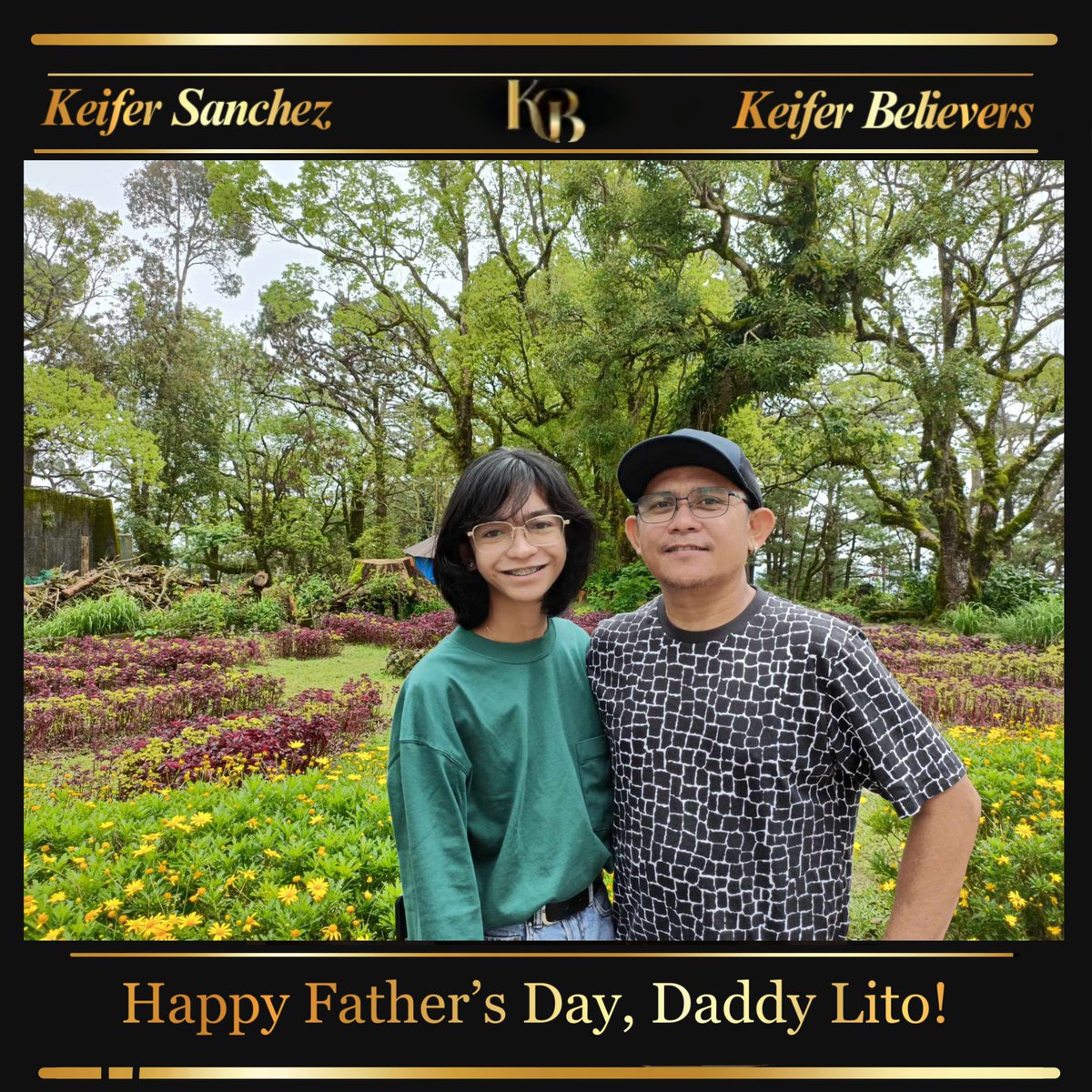 KeiferBelievers's tweet photo. Happy Father's Day, Daddy Lito and Kuya Kirk! ❤️❤️❤️ https://t.co/jEo5nMeVeA