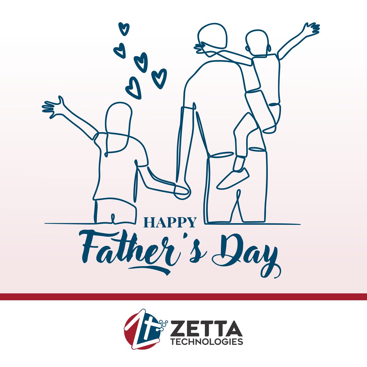 ZettaTechnol's tweet photo. Happy Father's Day! 
Today we celebrate the strength, wisdom, and love of all the incredible dads out there. 👏👨‍👧‍👦 
#FathersDay https://t.co/ZGvXkepTGE