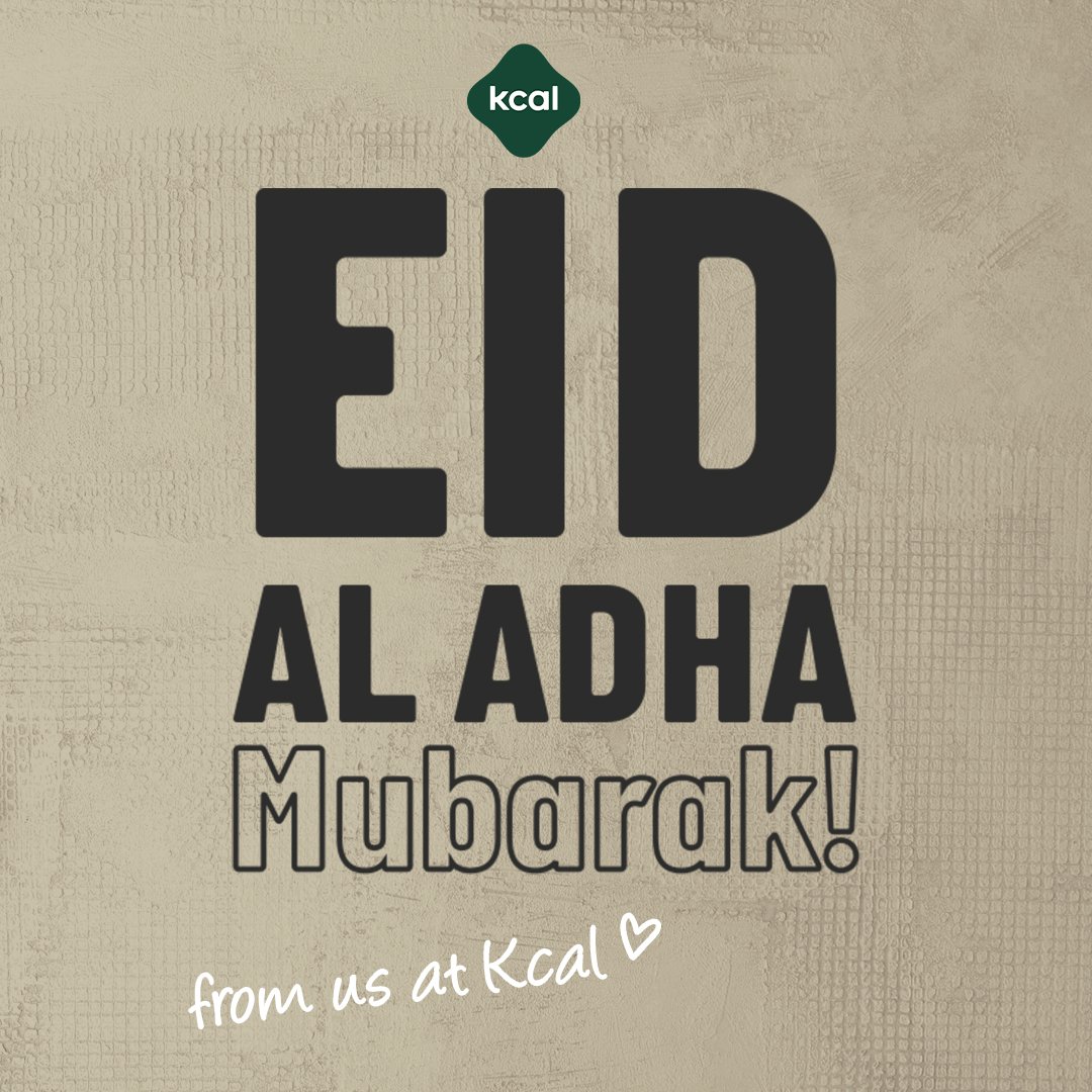 Eid Mubarak from our Kcal Family to yours 💚

How are you celebrating? 👇🏻

#kcallife #thekcallife #kcal #tastelife #fyp #eid #eidmubarak #eidaladha #eid2024