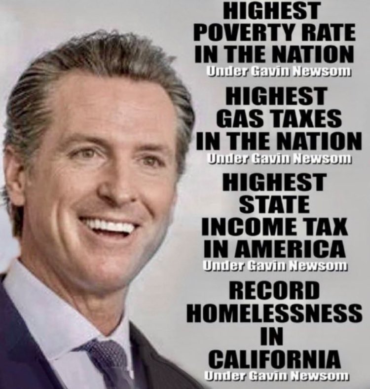 suntanindad's tweet image. @GavinNewsom 
#ShitholeState