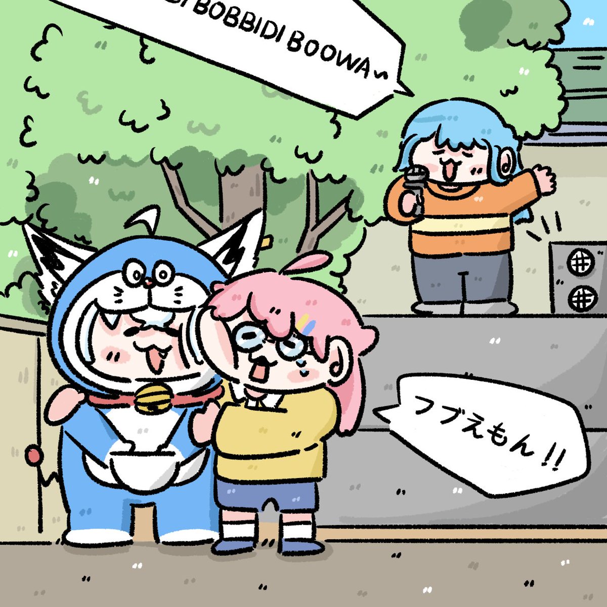 #miko_Art
#ほしまちぎゃらりー
#絵フブキ
フブえもん~ 