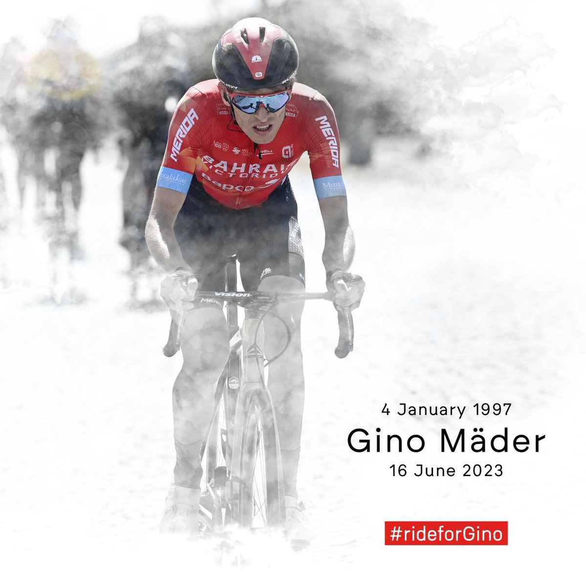 In loving memory. Today and every day, we ride for you, Gino! #rideforGino