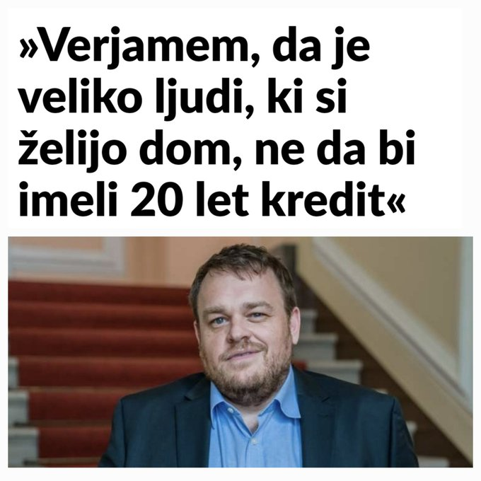 jolandab88's tweet photo. kaj pa če bi ljudi vzgajali, da segajo po dosegljivem? tudi sama bi imela stanovanje v centru Ljubljane, pa enega (ne, še rajši vilo) na morju. Pa počitniško hišico v Trenti ali Bohinju. #entitledGenerations https://t.co/JnUe3uv4Ik