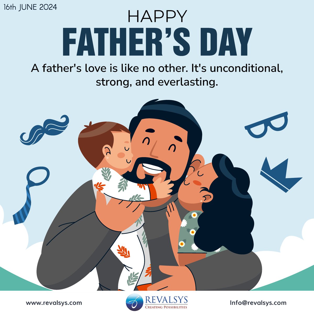 Revalsys's tweet photo. 👨‍👦Father's, are the artist who painted our life with love. 

Happy Father's day ❤️

#Revalsys #FathersDayLove https://t.co/mR4BOyLP1g