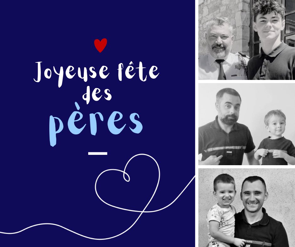 Bonne fête à tous les papas et plus particulièrement aux papas sapeurs-pompiers 🫶🏻

#fête #FathersDay #Pompiers