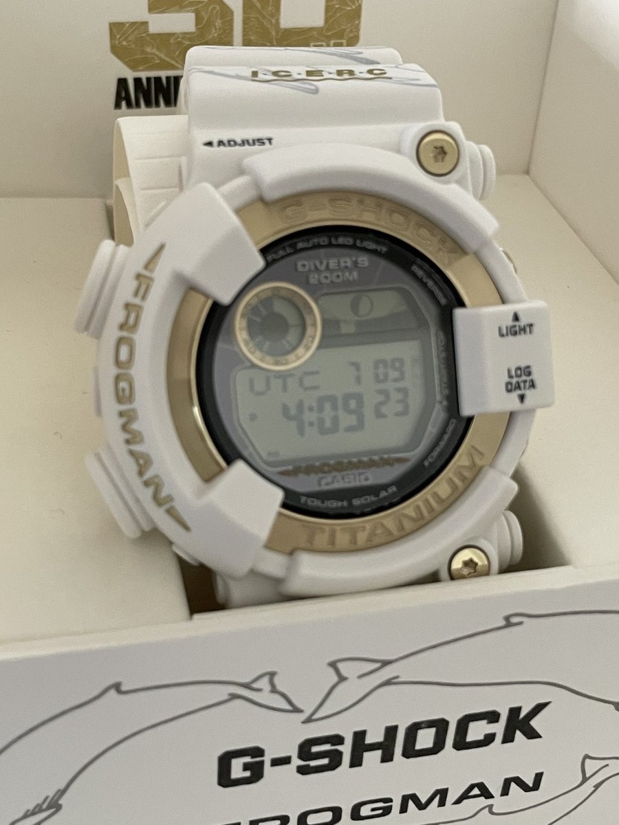 tokei_lover's tweet photo. イルクジフロッグマン開封しました。夏にピッタリなカラーリング今年のイルクジカッコいいです
#GW8201K7JR
#GShock #gshockfrogman
#casio #casiofrogman
#イルクジ30周年
#gショック https://t.co/lMJ9TrstAG