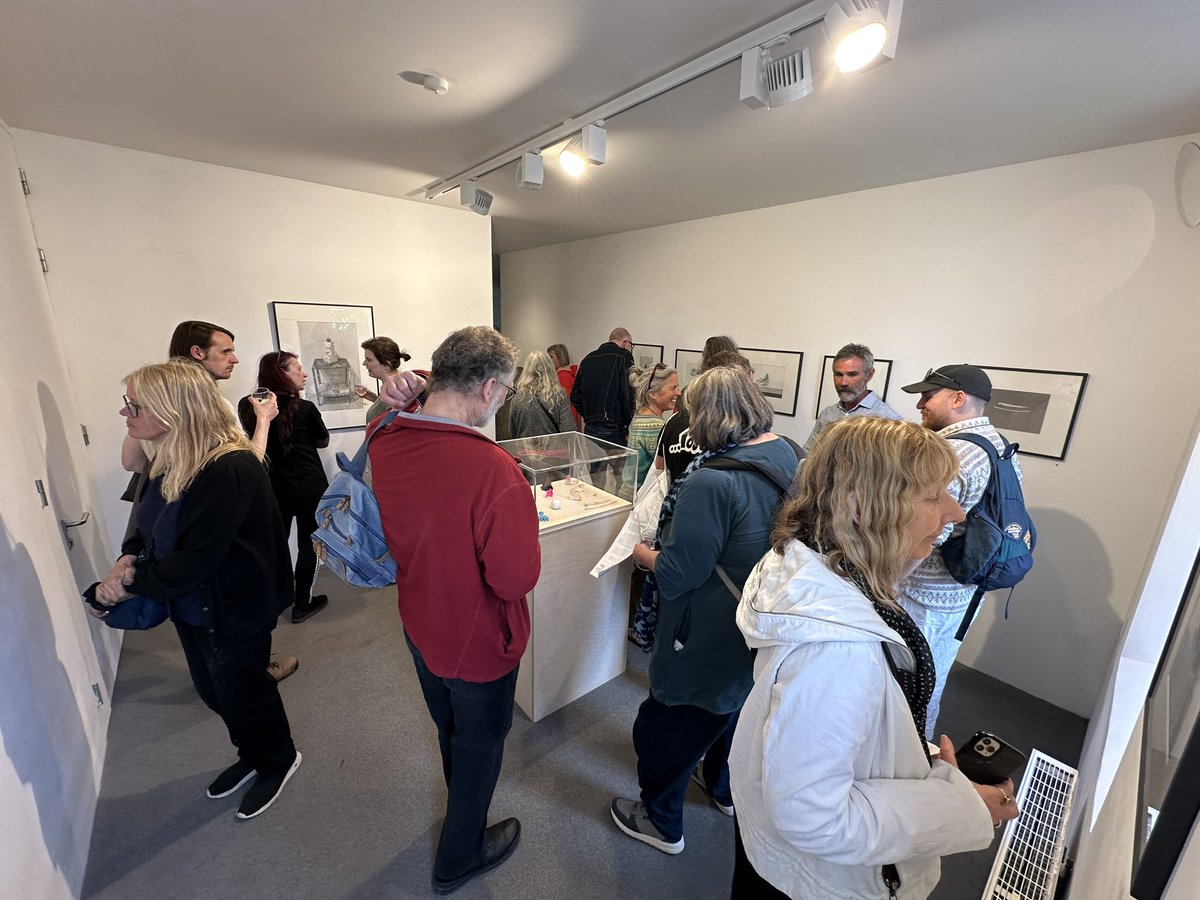 Jasonart70's tweet photo. Few shots from the opening of #Vestigium at @newlynexchange #Newlyn Art Gallery #Cornwall running 13th Jun - 20th July 2024 - thanks to all who came along  https://t.co/ulO31Ty8we #cornwall #art https://t.co/lUtW5wYHdk