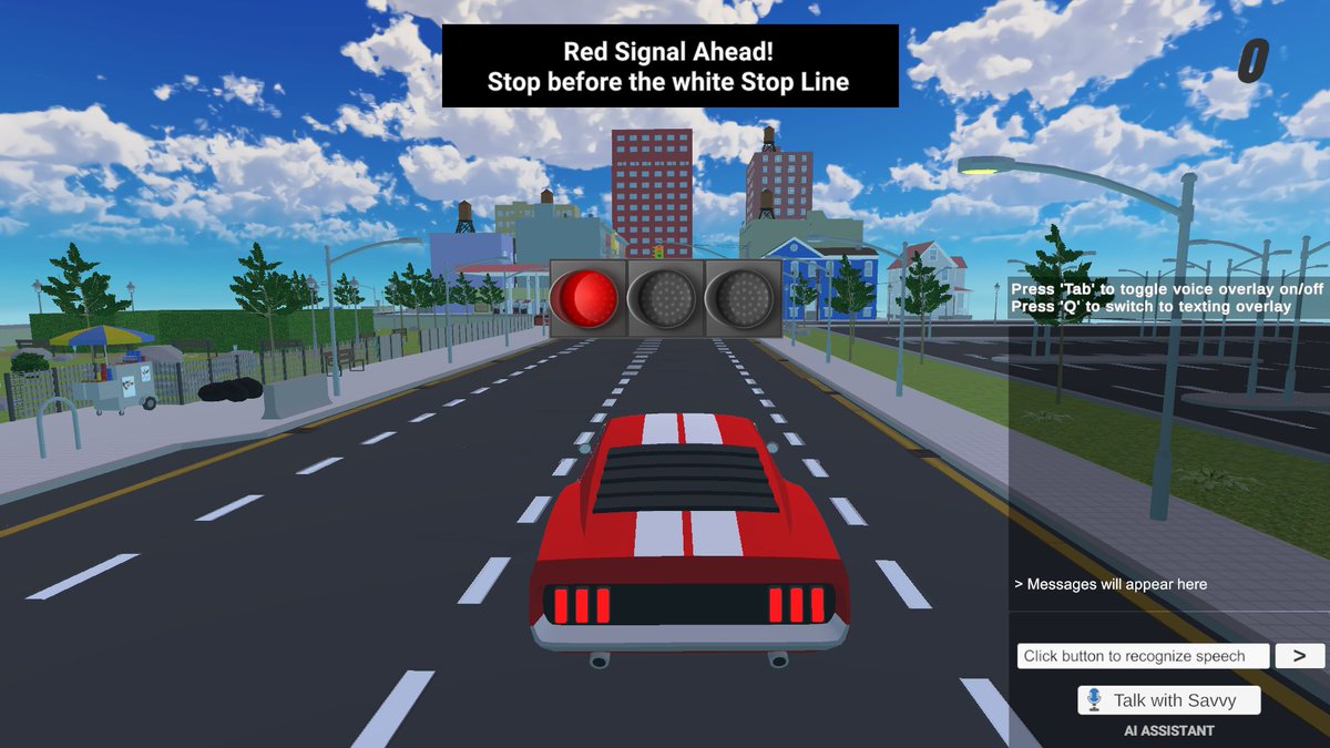 sarosij_'s tweet photo. "Street Savvy" won the 1st position at Microsoft Ambassadors AI Project 🏆 Thanks to all my teammates for the amazing collaboration 💪

Thanks to the respected judges @lee_stott, @GomoMohapi and Pablo Nunes Lopes for their valuable feedback ✨

#mlsa #azureopenai #unity #gamedev https://t.co/gRCFpBdMm1