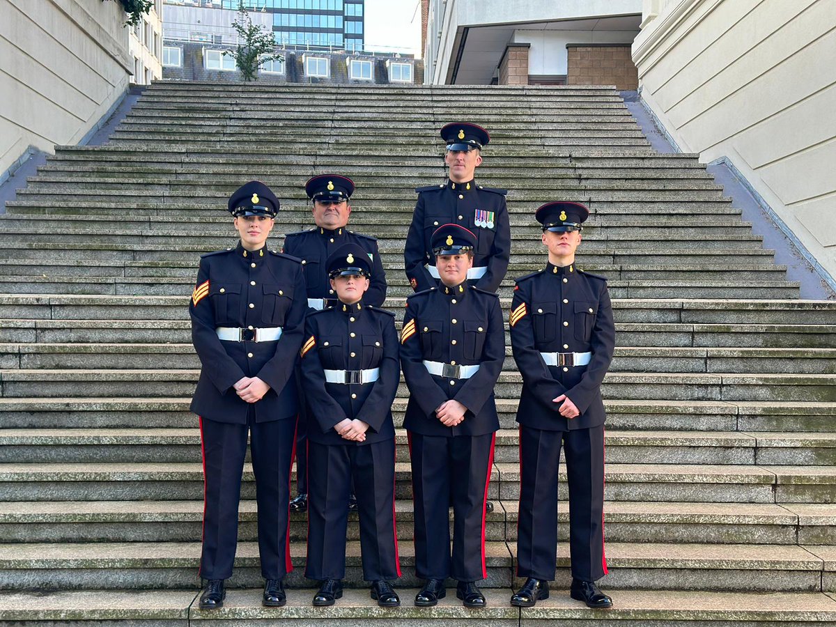 136Detachment's tweet photo. Historic day for 136 Detachment, SW London ACF as Cpl M represented PWRR at the King's Trooping the Colour. A first for our cadets at such a prestigious event. Cheers to Cpl M's success! 🎉🇬🇧
#ProudToServe #136Detachment #ValiantPride #SW16 #Wimbledon @PWRR_TheTigers @SWLondonACF https://t.co/0rGYkoaVbh