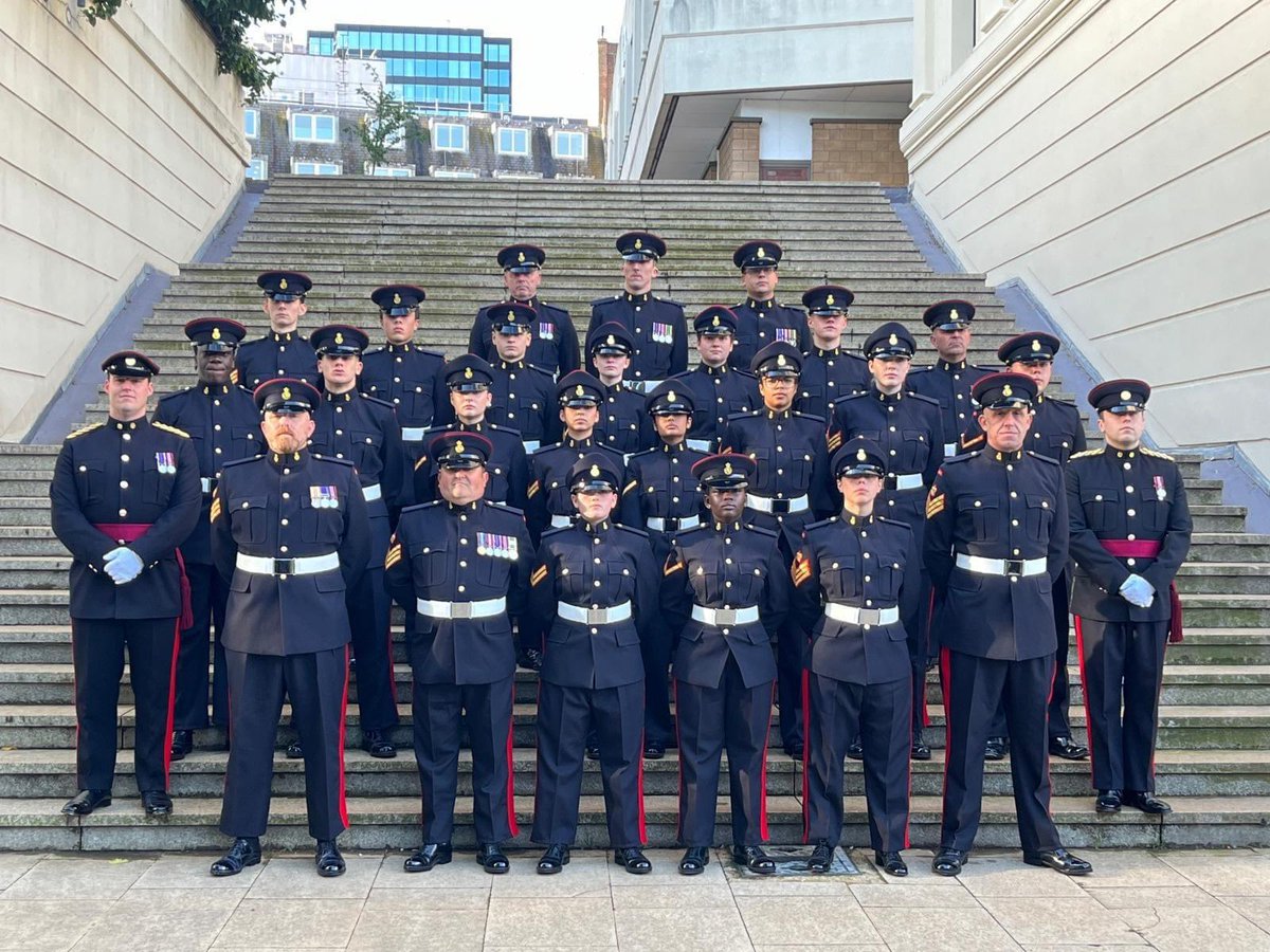 136Detachment's tweet photo. Historic day for 136 Detachment, SW London ACF as Cpl M represented PWRR at the King's Trooping the Colour. A first for our cadets at such a prestigious event. Cheers to Cpl M's success! 🎉🇬🇧
#ProudToServe #136Detachment #ValiantPride #SW16 #Wimbledon @PWRR_TheTigers @SWLondonACF https://t.co/0rGYkoaVbh