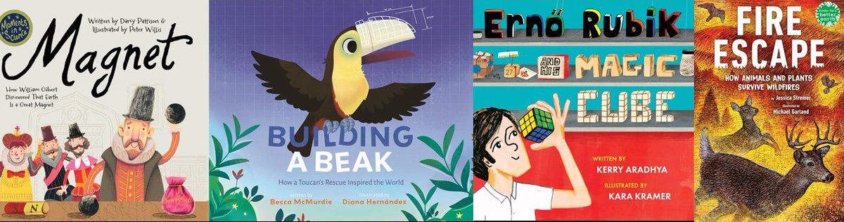4 more amazing NF #stem books releasing this June! @SteamTeamBooks mariacmarshall.com/single-post/th… <a href="/FictionNotes/">Darcy Pattison</a> Peter Willis <a href="/BeccaMcMurdie/">Becca McMurdie</a> Diana Hernández <a href="/PageStreetKids/">Page Street Kids</a> <a href="/kerryaradhya/">Kerry Aradhya</a> Kara Kramer <a href="/PeachtreePub/">Peachtree Publishing Company</a> <a href="/JStremer/">JessicaStremer - Now Avb: LIGHTS OUT & FIRE ESCAPE</a> Michael Garland <a href="/HolidayHouseBks/">Holiday House Publishing, Inc.</a> #kidlit