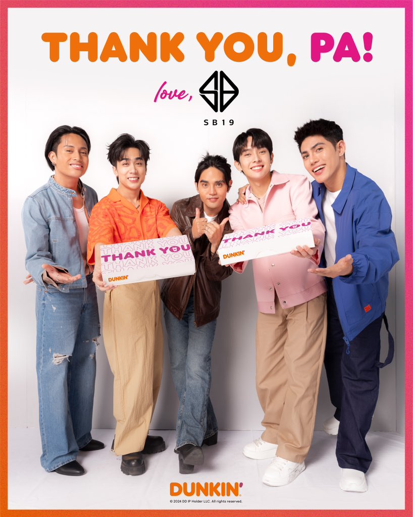 Dunkin' Philippines (@dunkinph) on Twitter photo To all AWESOME Fathers, this is for you! Happy Fatherโs Day. <a href="/SB19Official/">SB19 Official</a> ๐ #SB19DunkinPH #FathersDay To all AWESOME Fathers, this is for you! Happy Fatherโs Day. <a href="/SB19Official/">SB19 Official</a> ๐ #SB19DunkinPH #FathersDay