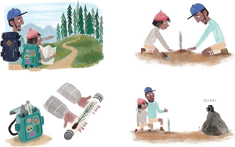 One of my favourite books to show a positive father-child relationship. A gorgeously illustrated wordless adventure.