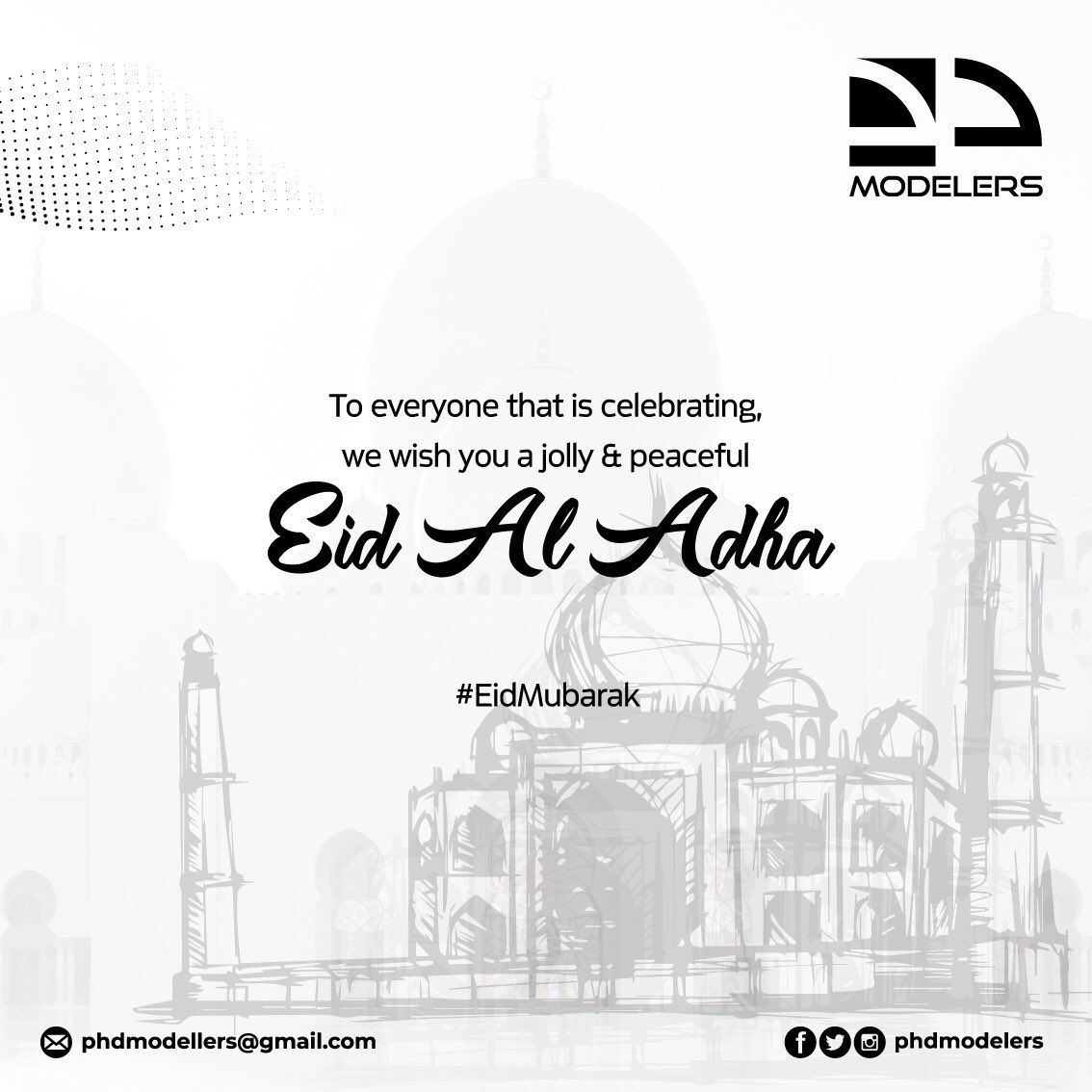 PHDmodelers's tweet photo. Happy #EidAlAdha to all our Muslim brothers and Sisters https://t.co/l3GPYxXQqa