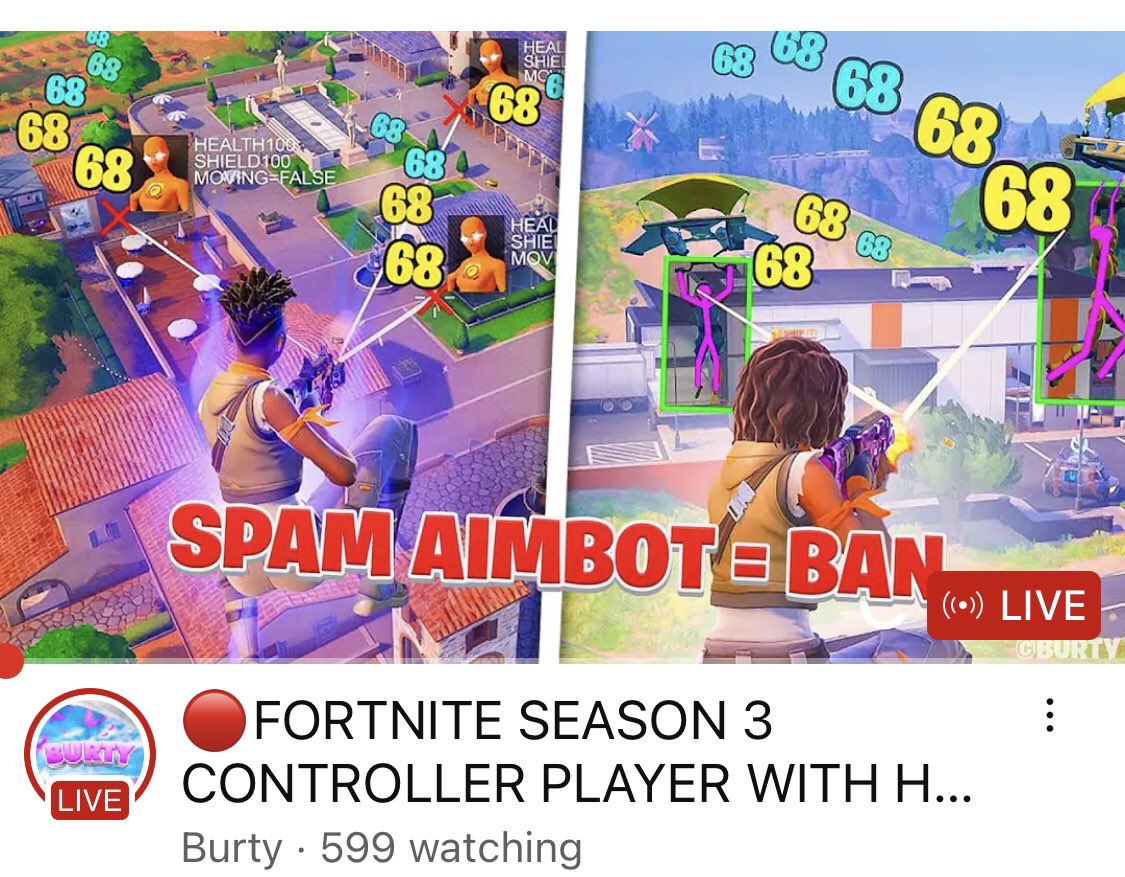 SanshilM's tweet photo. @FortniteGame 
 There is a player Aimbot in fortnite pls ban him https://t.co/yT3CUYFlQI