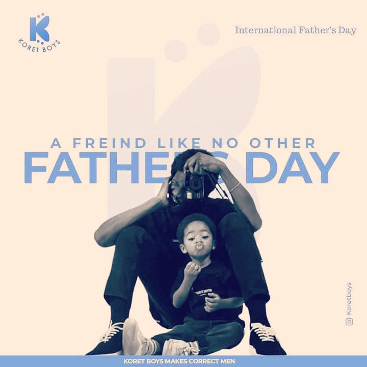 koretboys's tweet photo. Happy Father’s Day from @koretboysinitiative 

Today, we celebrate the fathers, mentors, and role models who play a vital role in shaping the lives of our boys.

Indeed #KoretBoysMakeCorrectMen

 #KoretBoysInitiative #FathersDay #PositiveMaleInfluence #EmpoweringBoys https://t.co/KPpYKw1H19