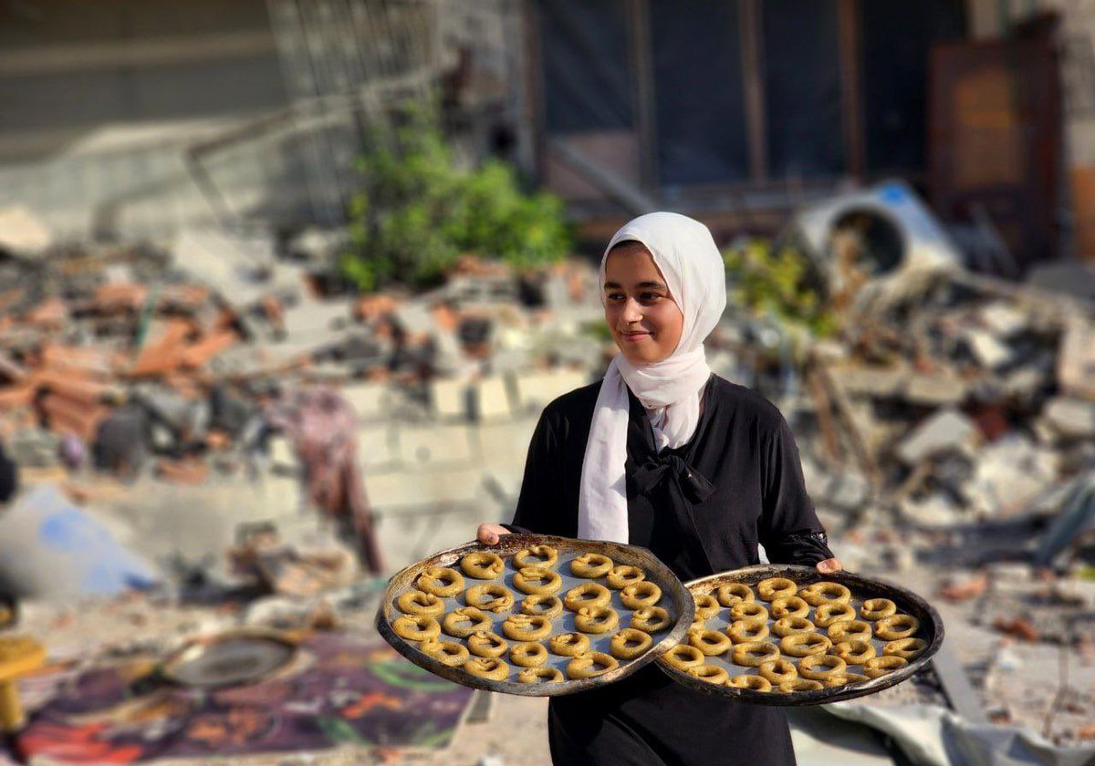 Marchfoward's tweet photo. KEMASKINI 

Sambutan Hari Raya Aidiladha di Gaza dalam suasana ringkas https://t.co/RRqTa9IDJc