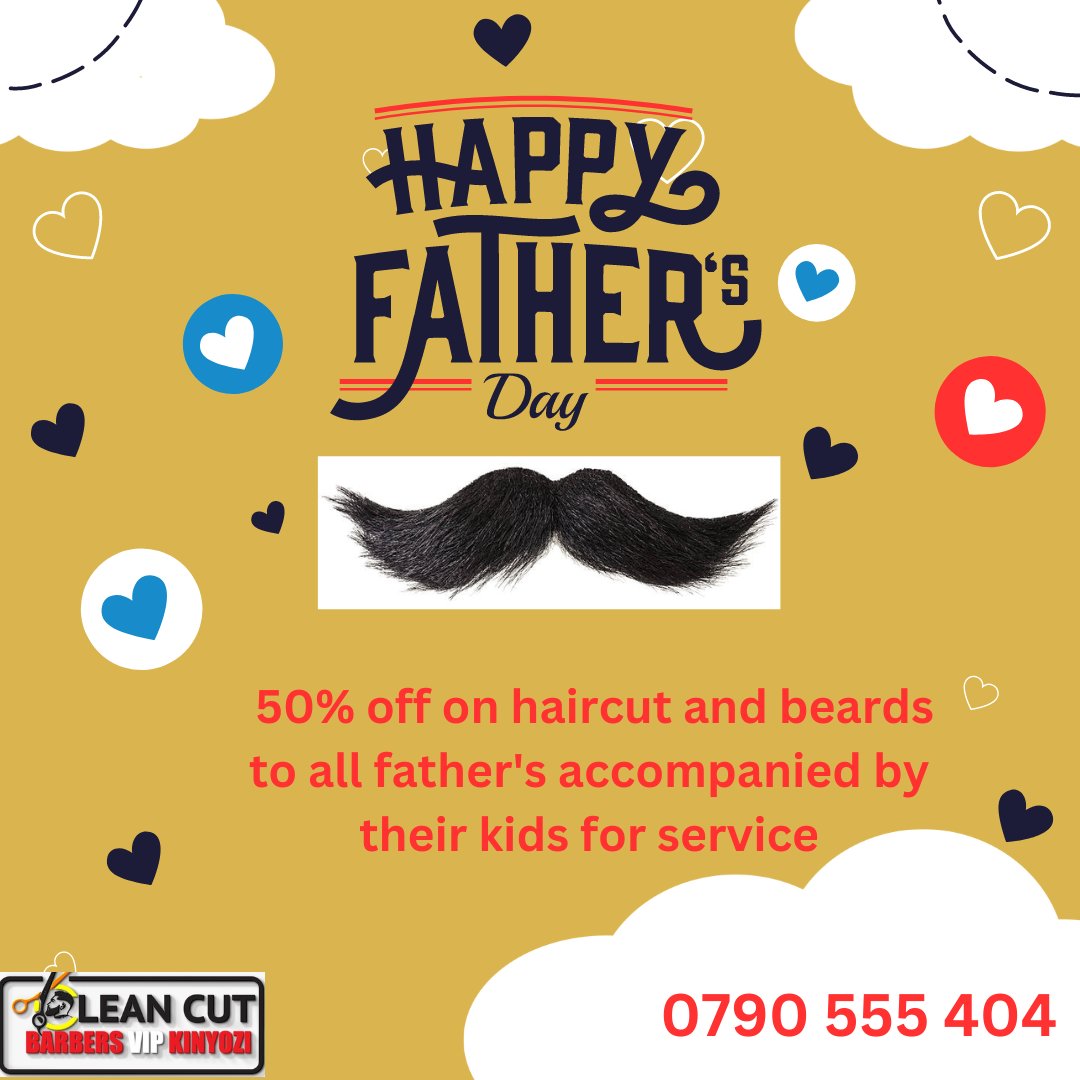 clean_cutbarber's tweet photo. happy Fathers Day #FatherFigures https://t.co/HChLJ2tgut