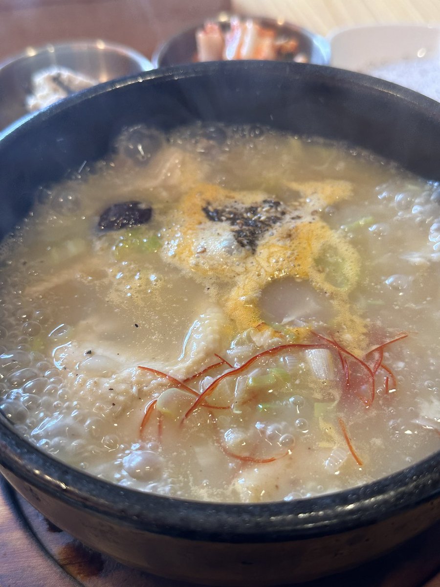 삼계탕 (양은 반계탕이지만) 신오쿠보 안가고 천육밴엔정도면 괜찮은거같다🧐또 먹고싶어 하루만에