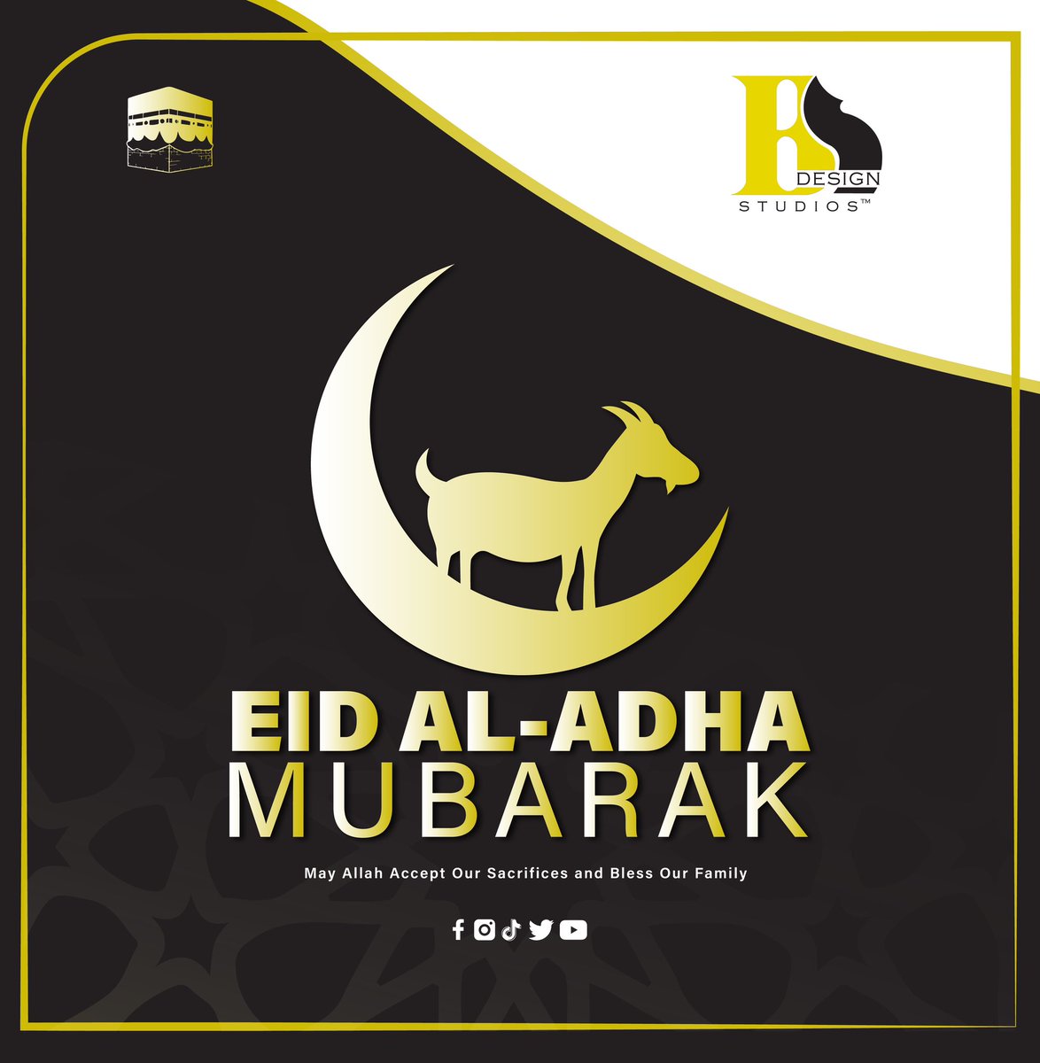 BsdesignStudios's tweet photo. Wishing you all a joyous Eid al-Adha!
#BsDESIGN https://t.co/hnL0rrlZfx