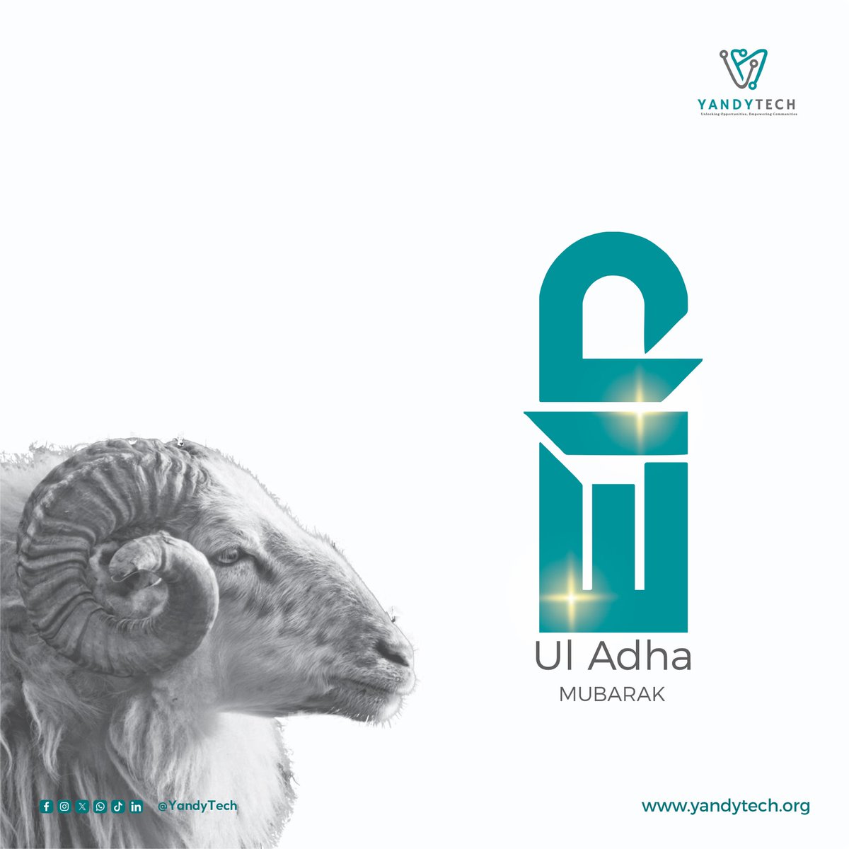 May the blessings of Eid Al-Adha fill your home with joy, peace, and prosperity! 

Wishing you a blessed Eid with loved ones, and may your sacrifices be accepted and rewarded. 

Eid Mubarak! 

#EidAlAdhaMubarak