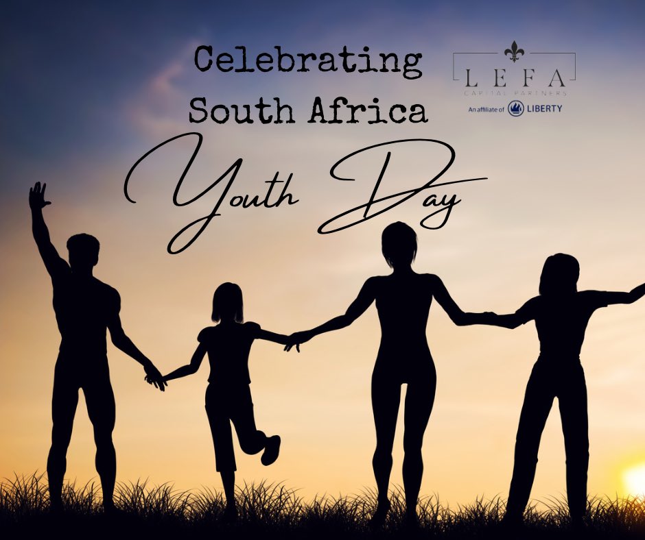 LefaCapital's tweet photo. Today, we honour the brave young souls who stood up for their rights and paved the way for a brighter future.
Happy youth day
#june16 #youthdaysouthafrica #lefacapitalpartners #LCP https://t.co/hJozYUkMkl