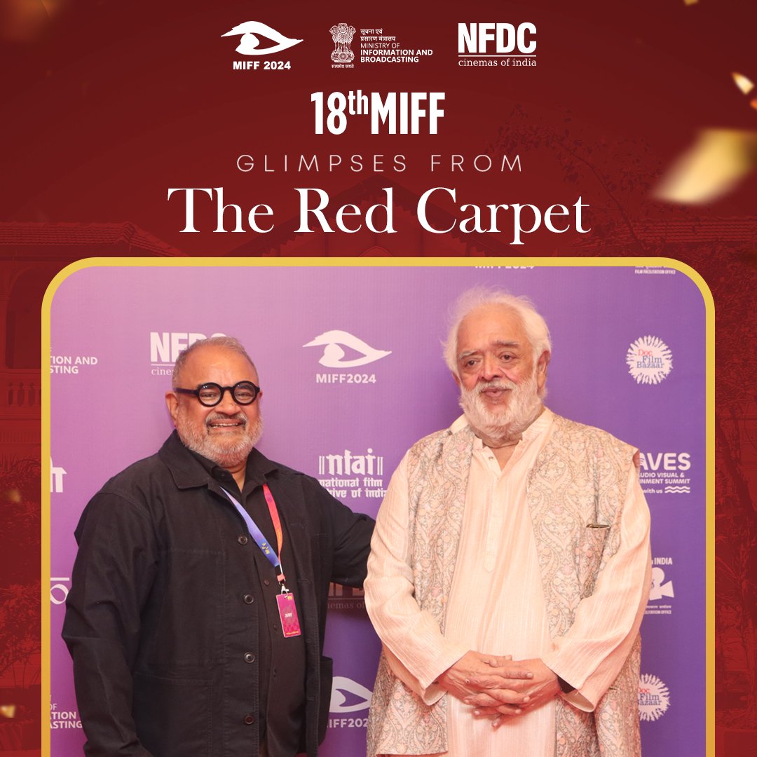 MIB_India's tweet photo. At the 18th edition of the Mumbai International Film Festival, diverse perspectives of people from various walks of life and expertise contributed to the festival's credibility and artistic standards.
#miff #redcarpet #filmdivision #documentaries
@miff_india @nfdcindia @PIB_India @DDNewsHindi @airnewsalerts